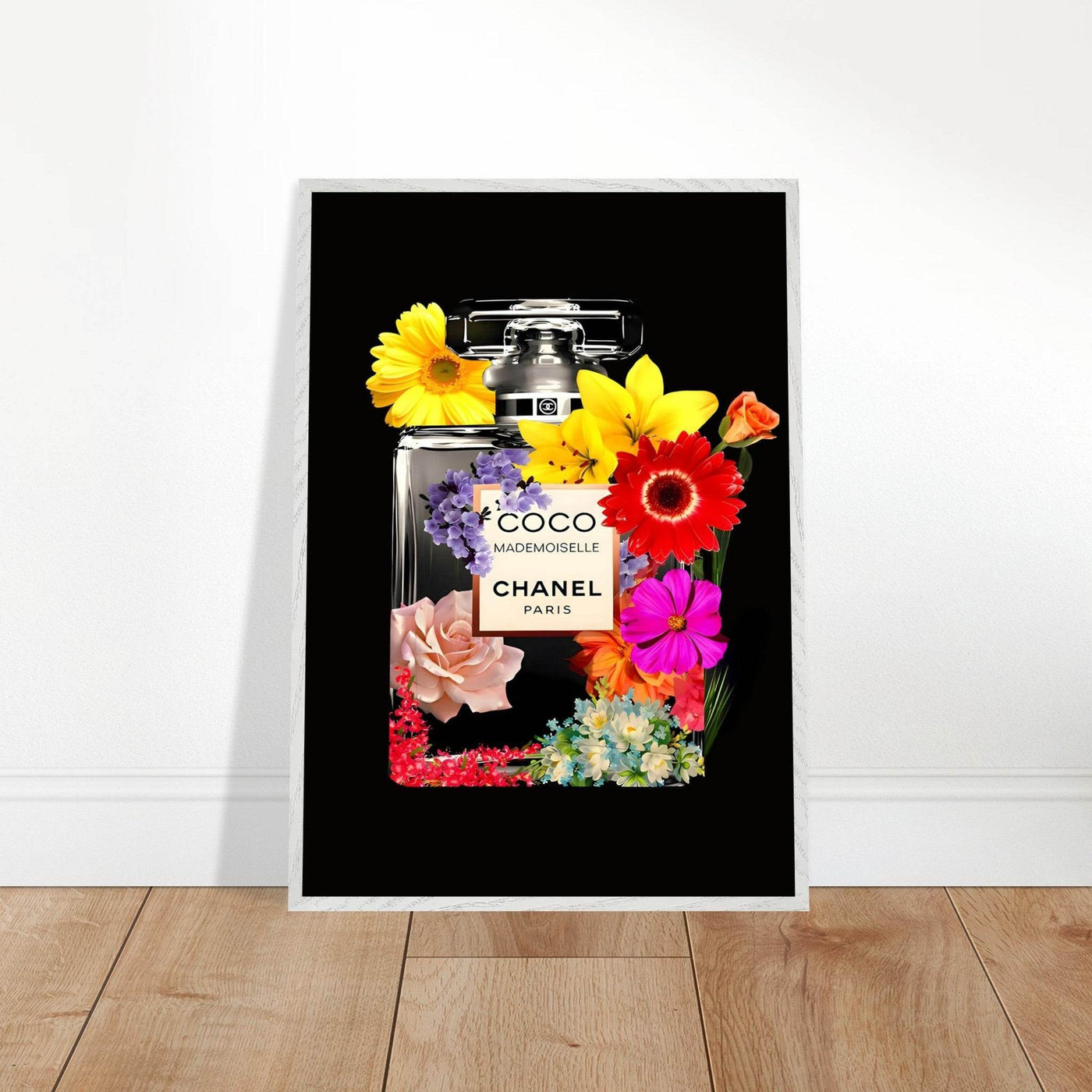 Vibrant Coco Mademoiselle Floral Art Print - Premium Framed Wall Decor in Your Choice of Size & Finish - Vibrantwalls