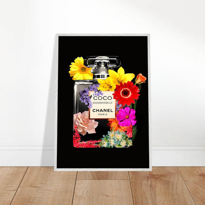 Vibrant Coco Mademoiselle Floral Art Print - Premium Framed Wall Decor in Your Choice of Size & Finish - Vibrantwalls