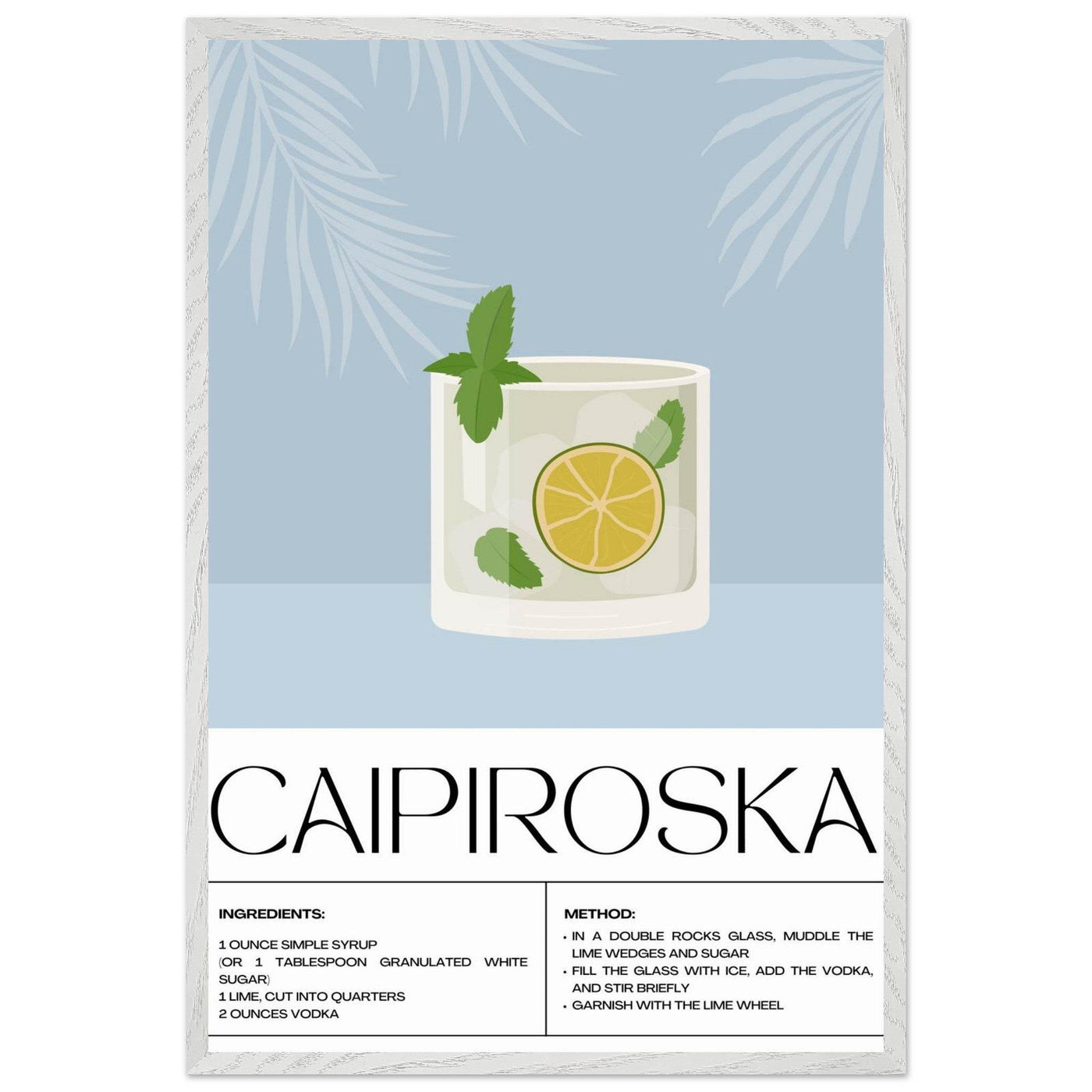 Caipiroska Cocktail Recipe - Vibrantwalls