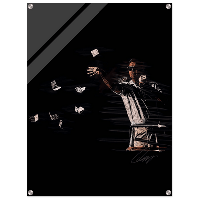 Leonardo DiCaprio Acrylic Art Piece - Catch Me If You Can - Vibrantwalls