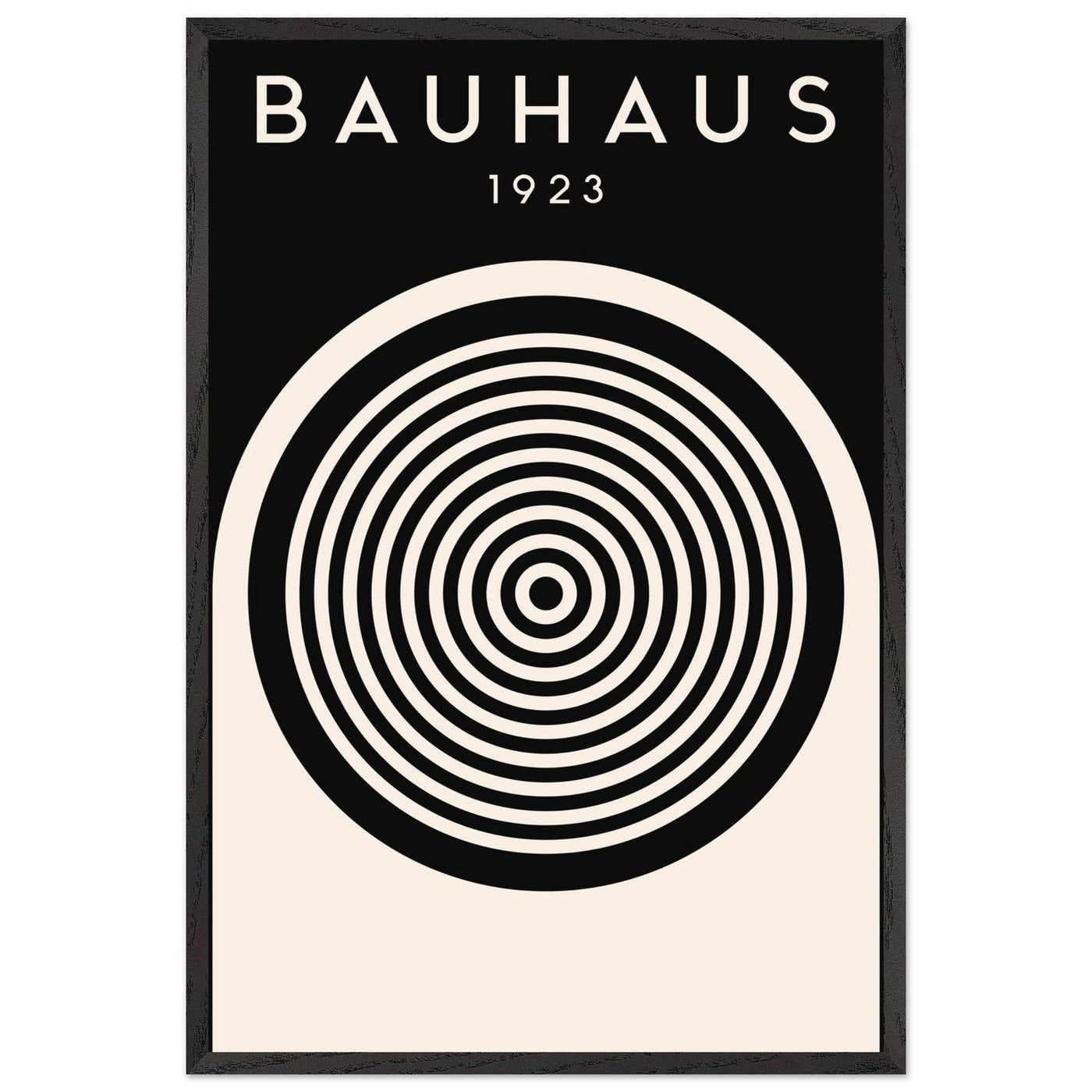 Bauhaus Black & Cream - Vibrantwalls