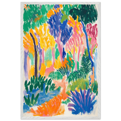 Abstract Foliage Art - Modern Wall Decor for Your Home - Vibrantwalls