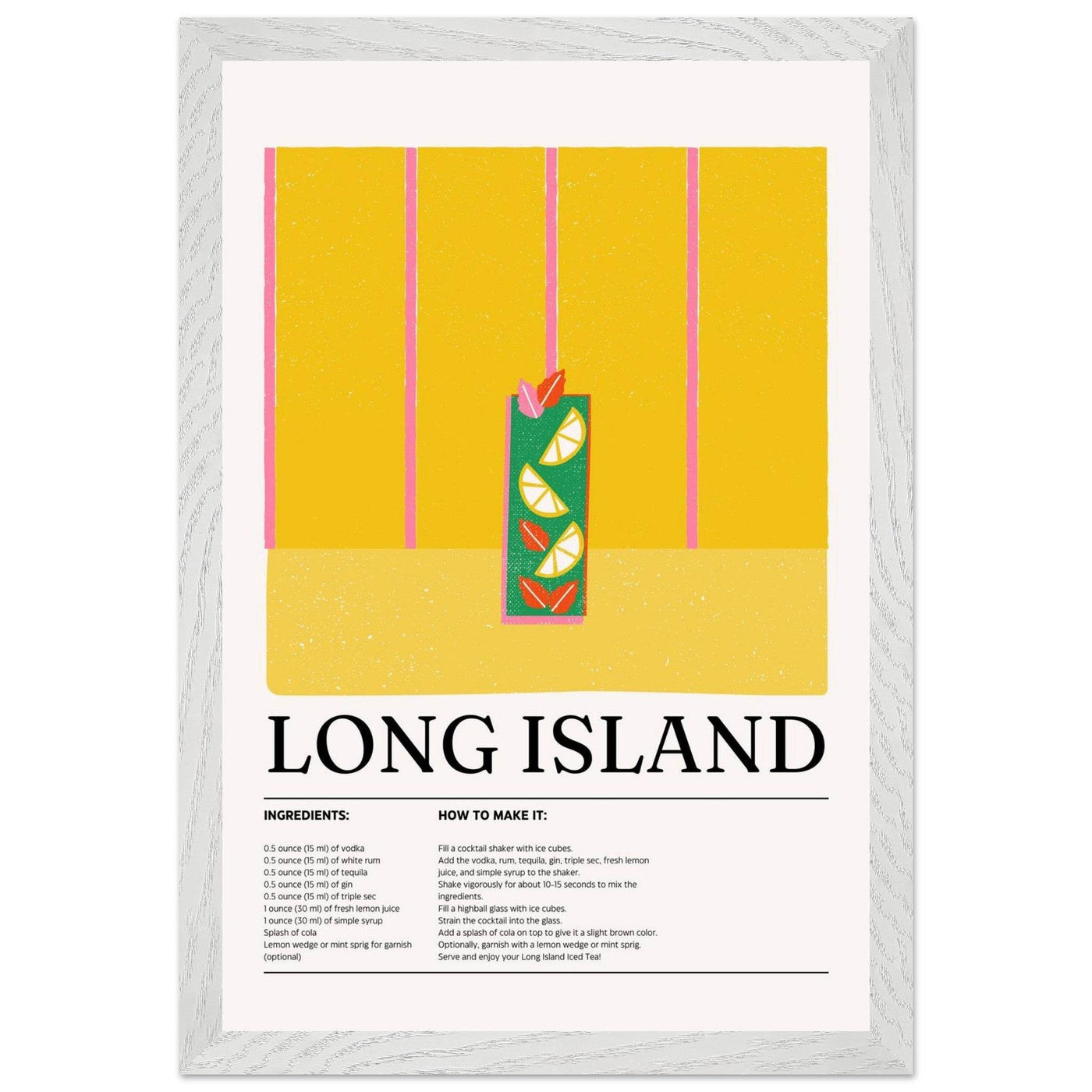 Long Island Iced Tea Recipe Party Drink - Vibrantwalls