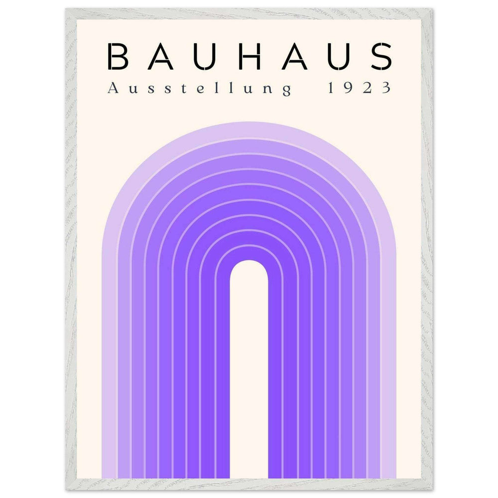 Bauhaus Ausstellung 1923 Violet Wall Art - Vibrantwalls