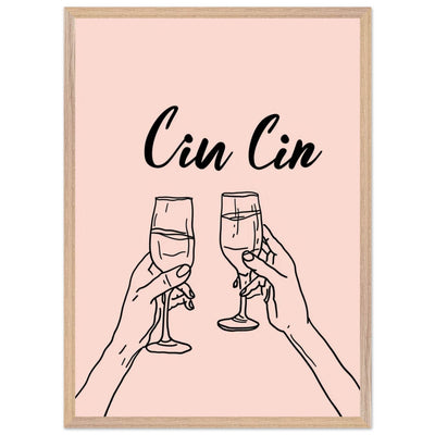 Cin Cin Toast Art Print - Vibrantwalls