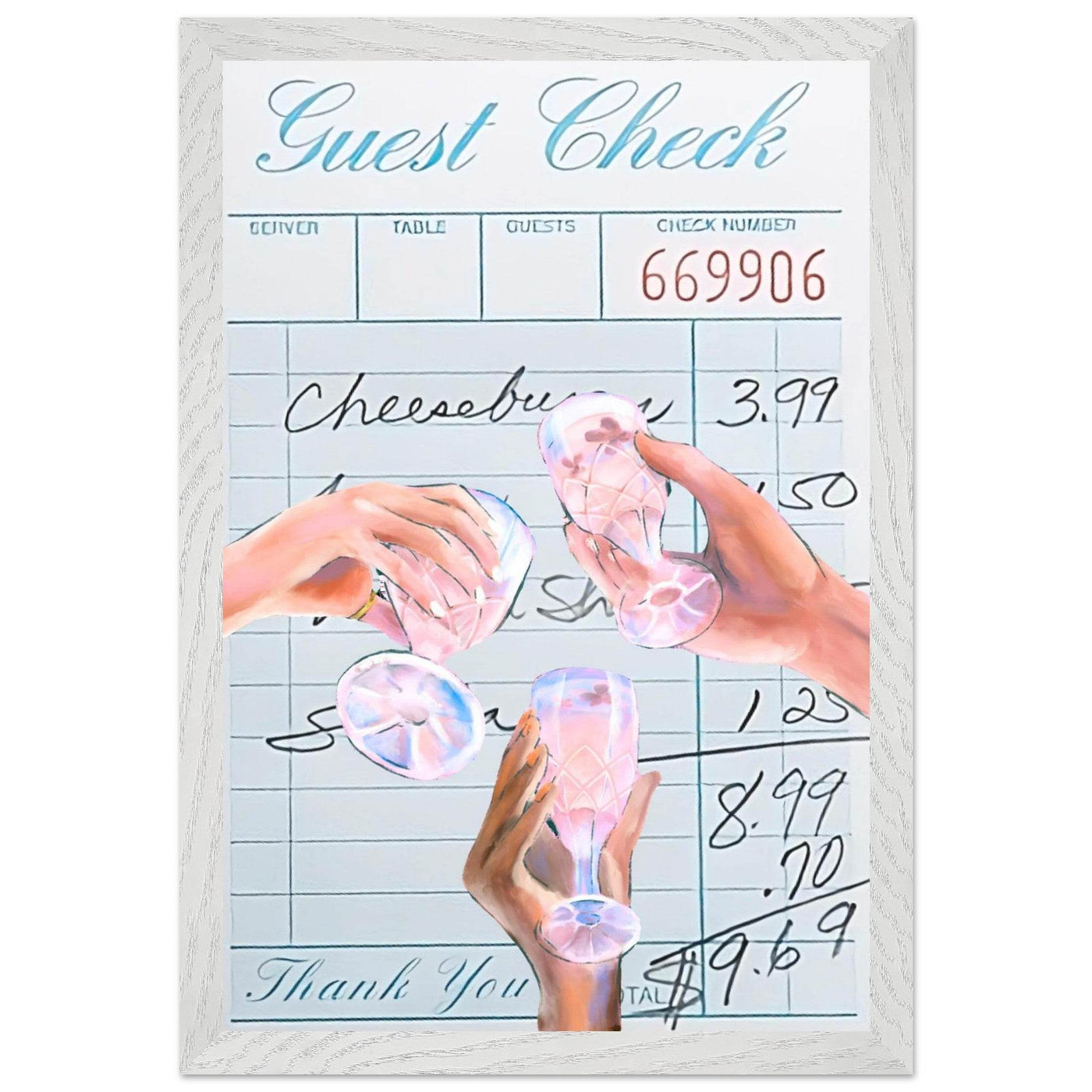 Vibrant Cocktail 'Guest Check' - Vibrantwalls