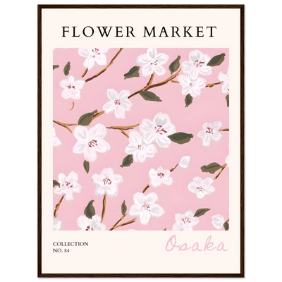 Sakura Pink Bloom Framed Poster – Delicate Floral Art Print | Ready-to-Hang in Your Choice of Frame - Vibrantwalls