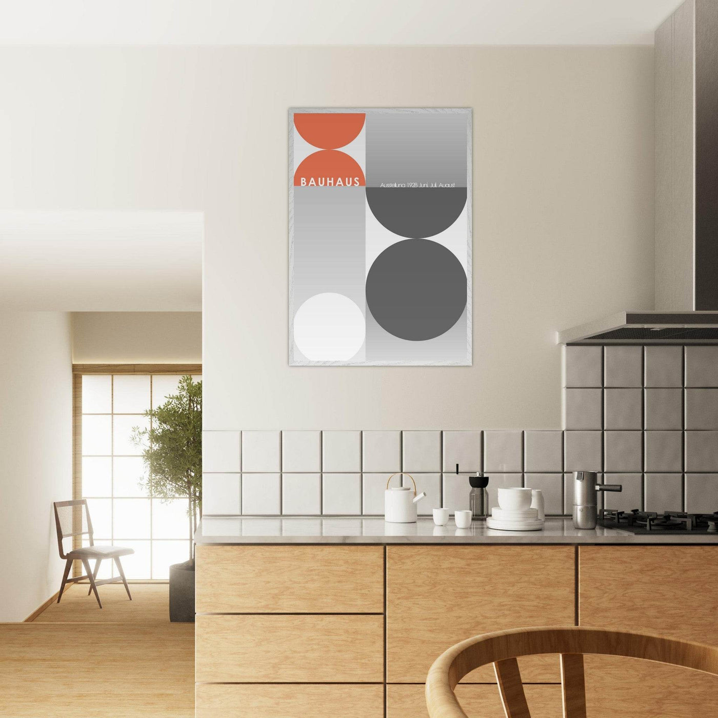 Bauhaus-Style Abstract Geometric - Vibrantwalls