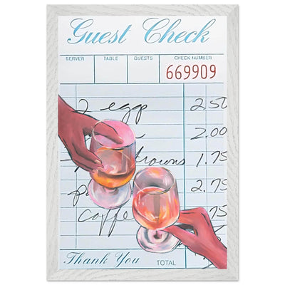Retro Bar Tab Drink - Vibrantwalls