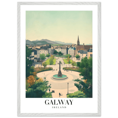 Galway Ireland Framed Poster – Vintage Travel Wall Art with Rustic Charm & Your Choice of Frame - Vibrantwalls