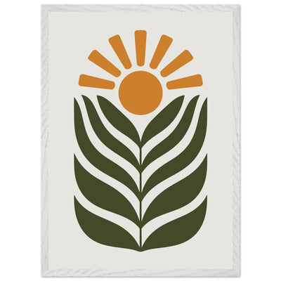 Desert Sun & Plant - Vibrantwalls