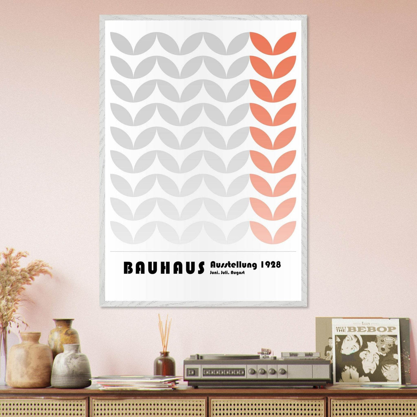 Bauhaus-Style Organic Leaves - Vibrantwalls