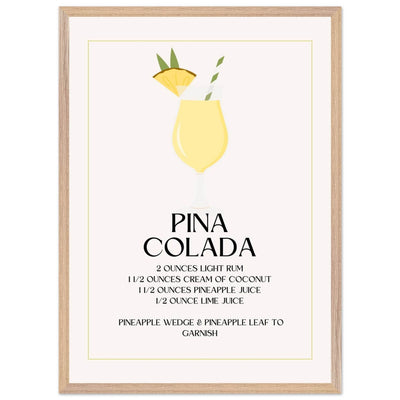 Pina Colada Cocktail Recipe - Vibrantwalls