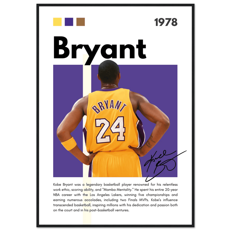 Kobe Bryant Wall Art - Vibrantwalls