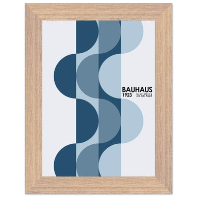 Bauhaus-Style The Blue Design - Vibrantwalls