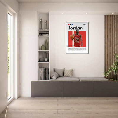 Michael Jordan Air Jordan Bulls Retro Print Vibrantwalls