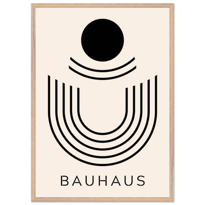 Bauhaus Black & Beige Abstract - Vibrantwalls