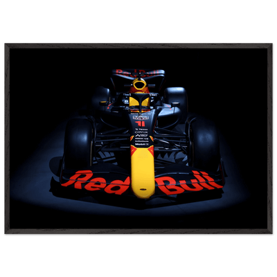 Red Bull Racing F1 Car Framed Poster – Premium Wooden Frame Art - Vibrantwalls