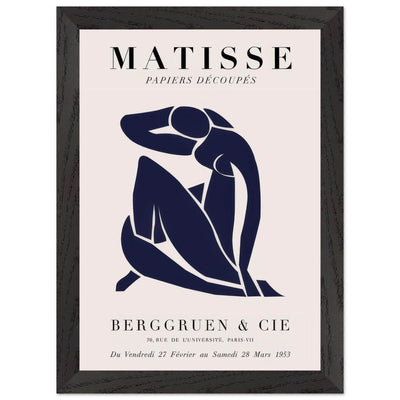 Papiers Découpés Blue Nude II Artwork - Elegant Piece for Your Space - Vibrantwalls