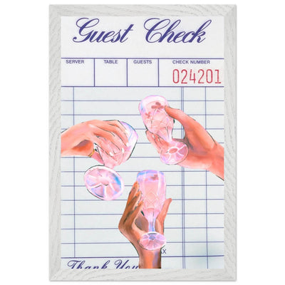 Retro Aesthetic Guest Check - Vibrantwalls