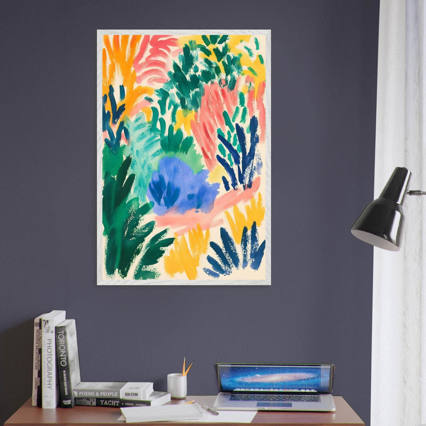 Abstract Floral Delight - Vibrantwalls