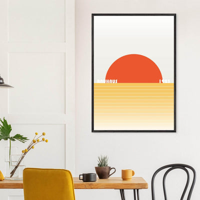 Bauhaus Sunset Abstraction - Vibrantwalls