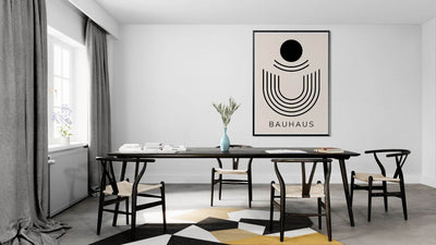 Bauhaus Black & Beige Abstract - Vibrantwalls