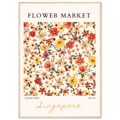 Flower Market Collection Framed Posters – Vibrant Floral Art Prints | Ready-to-Hang in Your Choice of Frame - Vibrantwalls