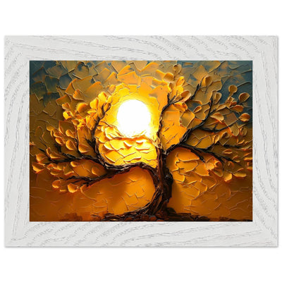 Textured Golden Tree of Life - Vibrantwalls