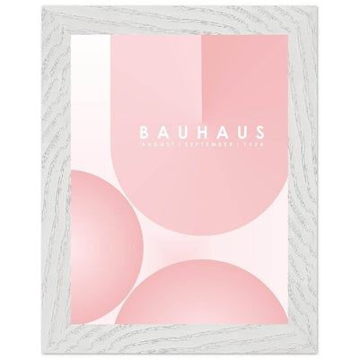 Bauhaus Soft Pink Geometric Design for Contemporary Spaces - Vibrantwalls