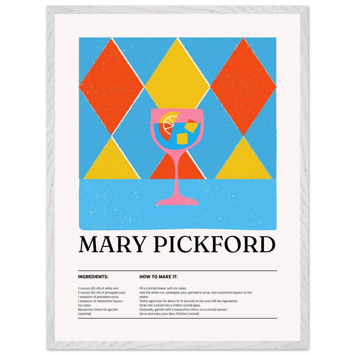 Mary Pickford Cocktail Recipe - Vibrantwalls