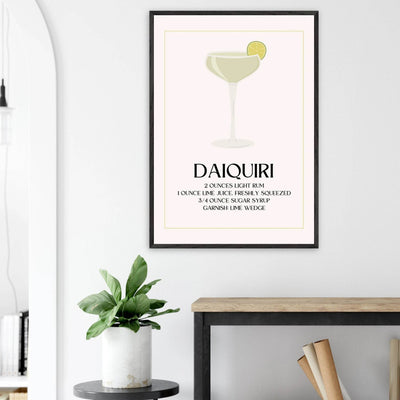 Classic Daiquiri Cocktail Recipe - Vibrantwalls