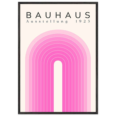 Bauhaus Pink Gradient Arch - Vibrantwalls