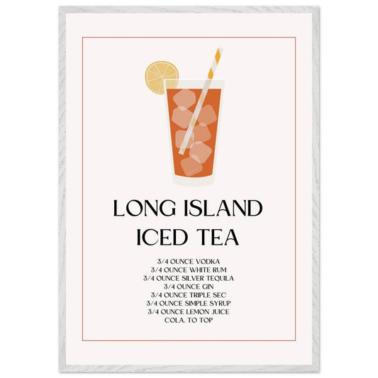Long Island Iced Tea Recipe Strong Cocktail - Vibrantwalls