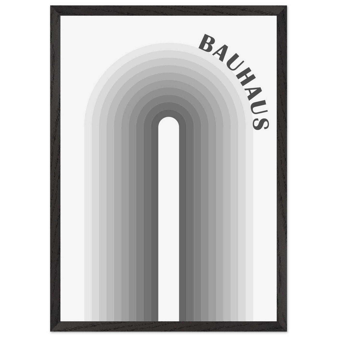 Bauhaus-Style Gradient Arch - Vibrantwalls