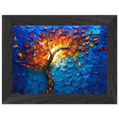 Vibrant Tree of Life Palette Knife Art - Vibrantwalls