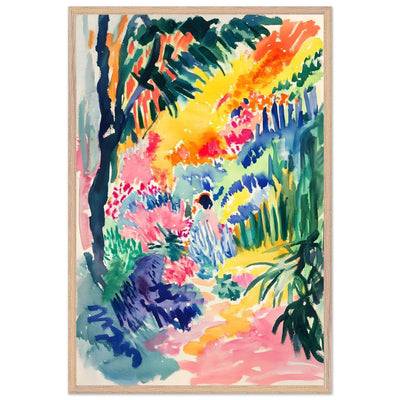 Vibrant Abstract Garden Henri Matisse - Vibrantwalls