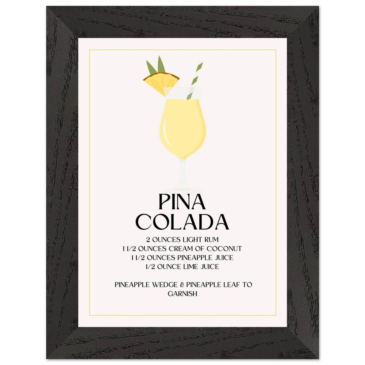 Pina Colada Cocktail Recipe - Vibrantwalls
