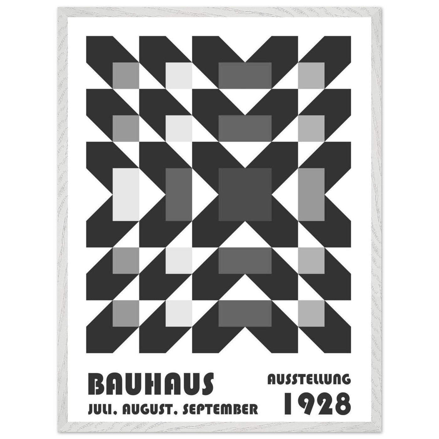 Bauhaus-Style Geometric Grid - Vibrantwalls