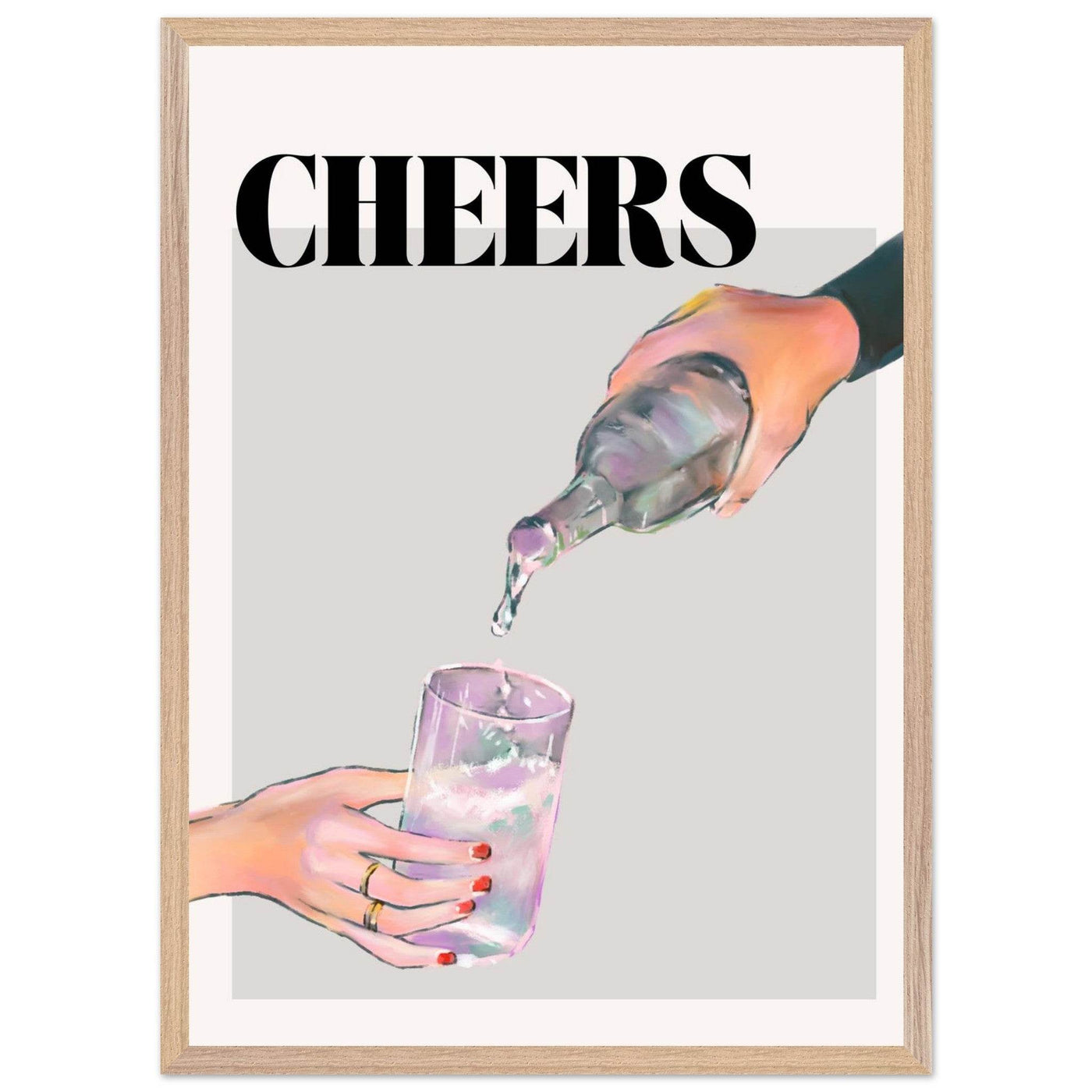 Cheers Cocktail - Vibrantwalls