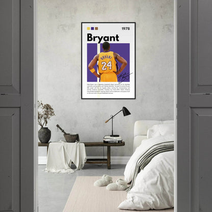 Kobe Bryant Mamba Mentality Lakers Framed Poster - Vibrantwalls