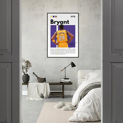 Kobe Bryant Mamba Mentality Lakers Framed Poster Vibrantwalls