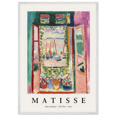 Matisse Open Window Art - Captivating Piece for Modern Decor - Vibrantwalls