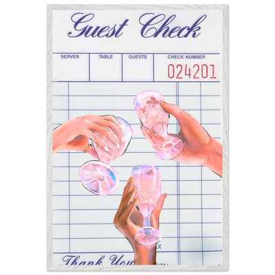 Retro Aesthetic Guest Check - Vibrantwalls