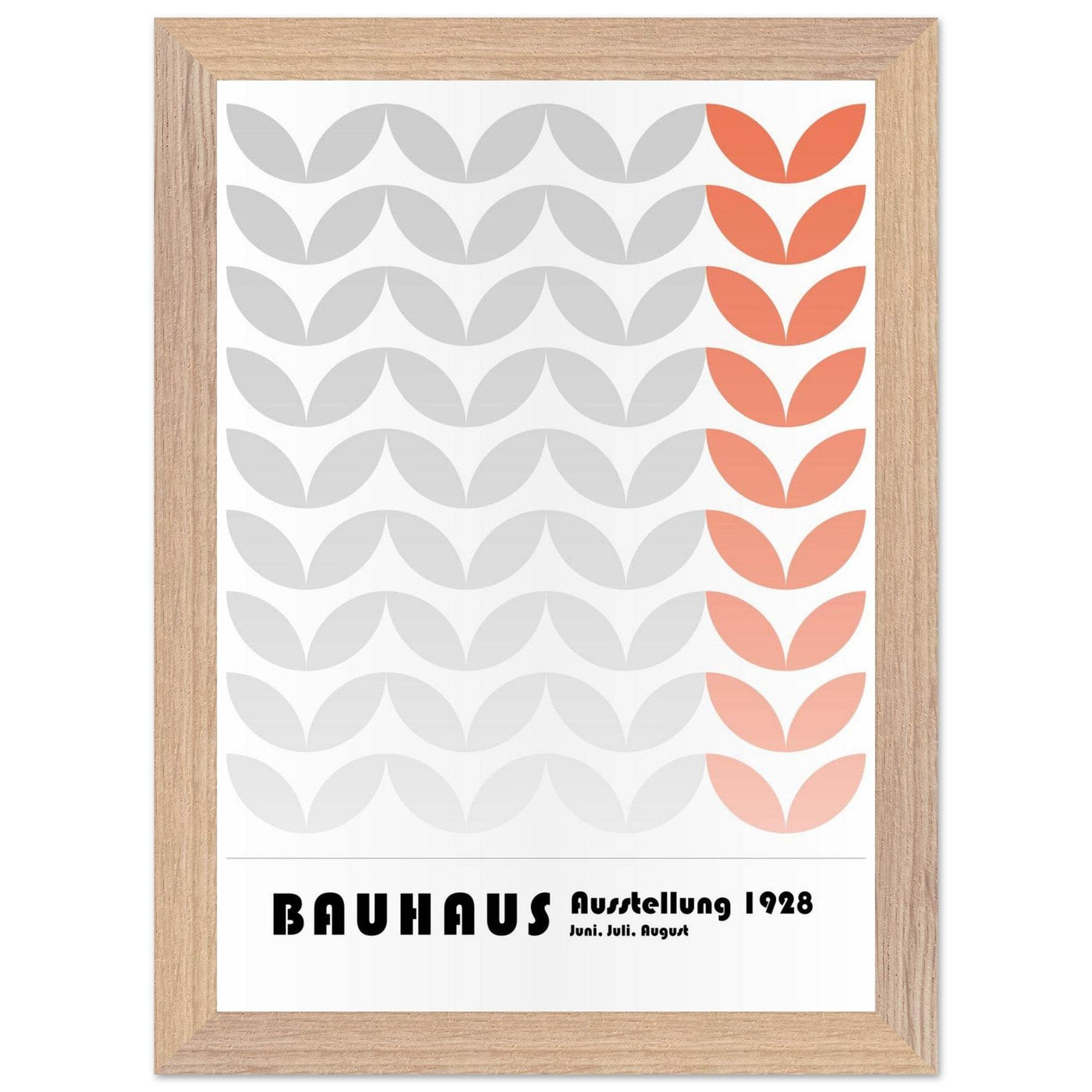 Bauhaus-Style Organic Leaves - Vibrantwalls