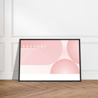 Bauhaus-Style Soft Pink Geometric - Vibrantwalls