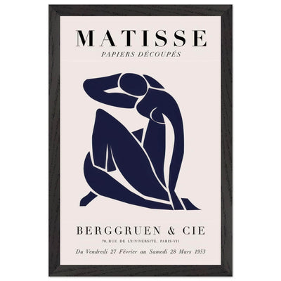 Papiers Découpés Blue Nude II Artwork - Elegant Piece for Your Space - Vibrantwalls