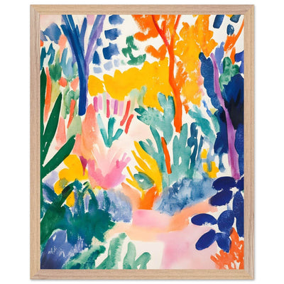 Vibrant Abstract Garden - Vibrantwalls