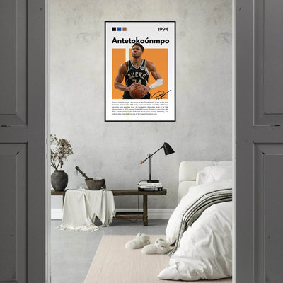 Giannis Antetokounmpo Greek Freak Bucks Poster - Vibrantwalls