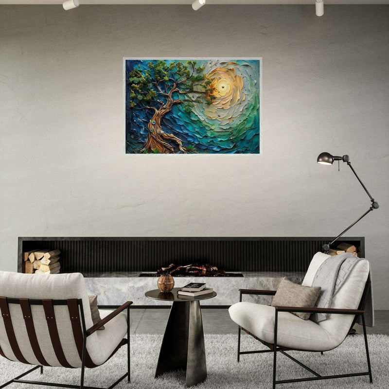 Textured Tree of Life - Vibrantwalls